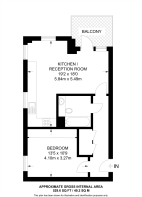 Floorplan area for info only, not for £/sq. ft valuation