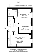 Floorplan area for info only, not for £/sq. ft valuation