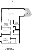 Floorplan area for info only, not for £/sq. ft valuation