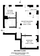 Floorplan area for info only, not for £/sq. ft valuation