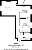 Floorplan area for info only, not for Â£/sq. ft valuation