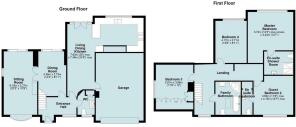 Floorplan - 11 Highfields, Ashby.