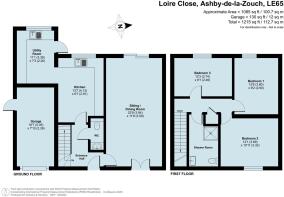 1 Loire Close, Ashby Floorplan