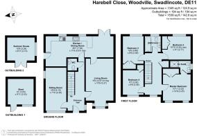 Floorplan, 17 Harebell Close, Woodville