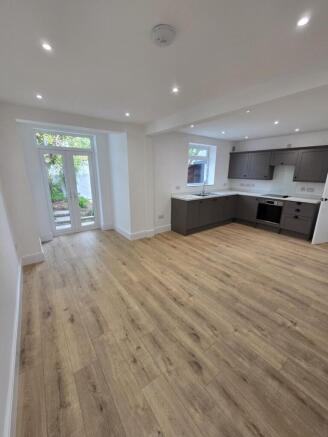 Open plan kitchen