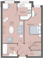 Typical One Bedroom Apartment