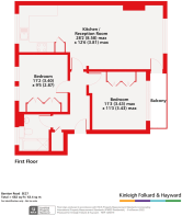 Floorplan- 682 sqft