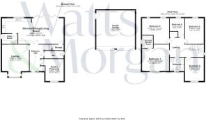 Plot 1 , Cottrell Gardens, Bonvilston - all floors