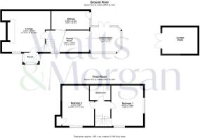 Church Stone Cottage, Llanmaes - all floors (1).JP