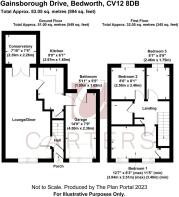 10 Gainsborough Drive Bedworth CV12 8DB Floorplan.