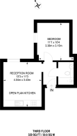 Floorplan area for info only, not for Â£/sq. ft valuation