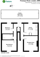 Floorplan area for info only, not for £/sq. ft valuation