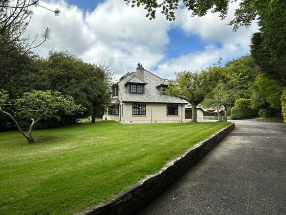 Driveway and gardens