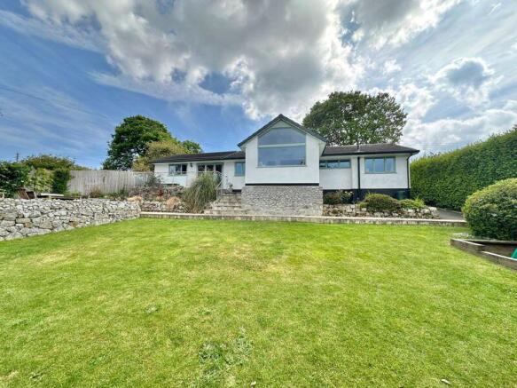 Rear elevation with enclosed garden