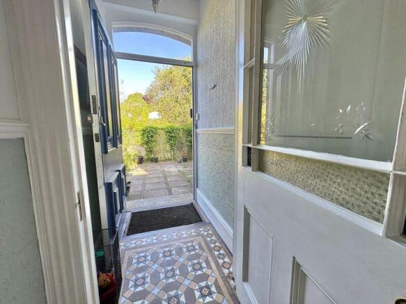 Vestibule with beautiful tiled floor