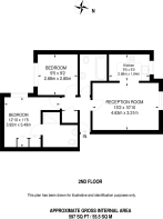 Floorplan area for info only, not for £/sq. ft valuation