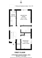 Floorplan area for info only, not for £/sq. ft valuation