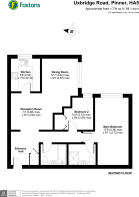 Floorplan area for info only, not for £/sq. ft valuation