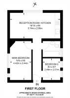 Floorplan area for info only, not for £/sq. ft valuation