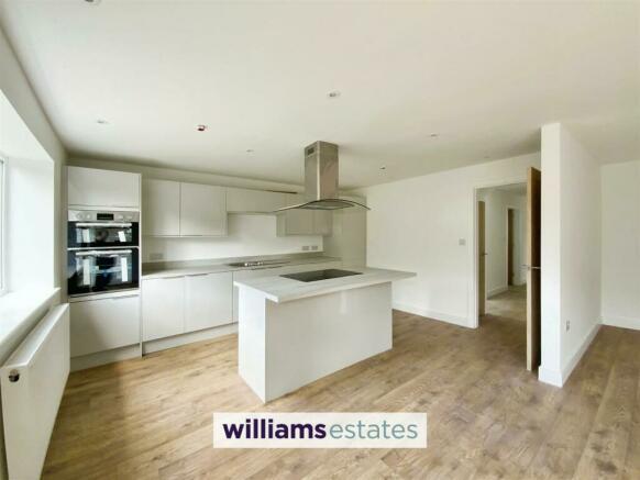 open plan kitchen