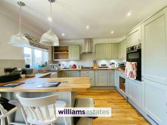 open plan kitchen