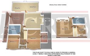 3D floorplan 24 Allesley Close, Sutton Coldfield (