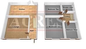 3D floorplan 153, Coles Lane, Sutton Coldfield, B7