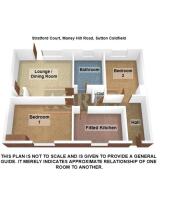 Floorplan 3D Flat 11 Stratford Court, Sutton Coldf