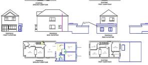 Plans of house ex...