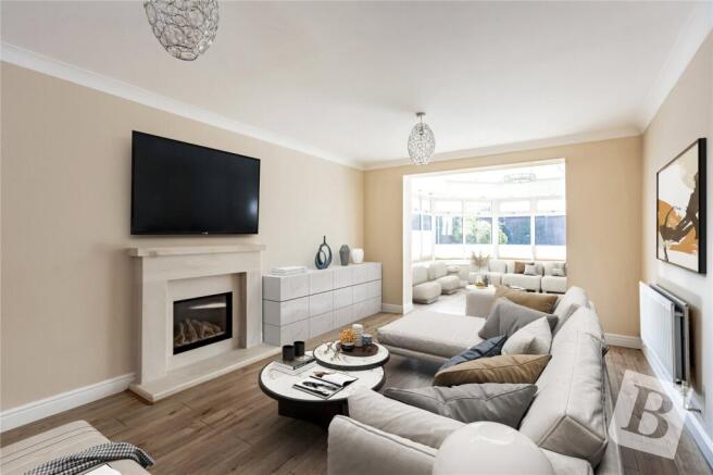 Staged Living Room