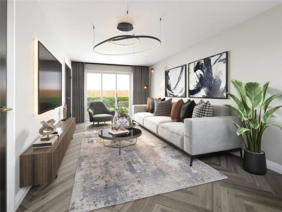 Staged Living Room