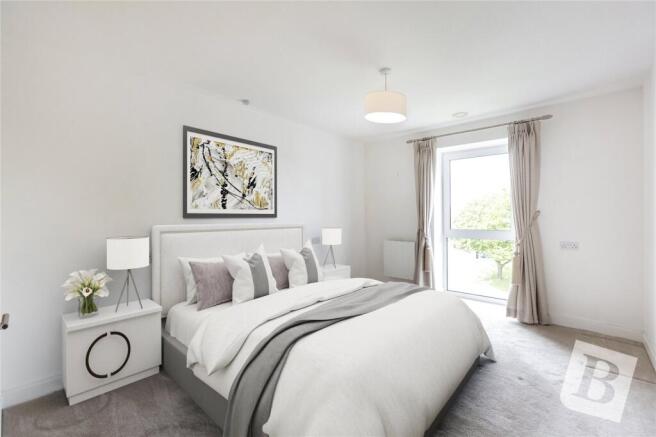 Staged Bedroom