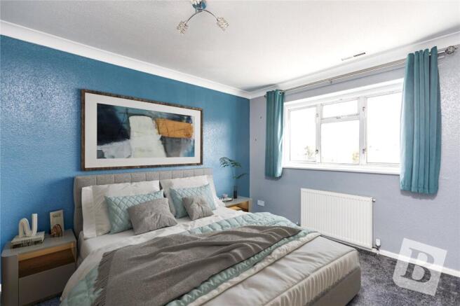 Staged Bedroom