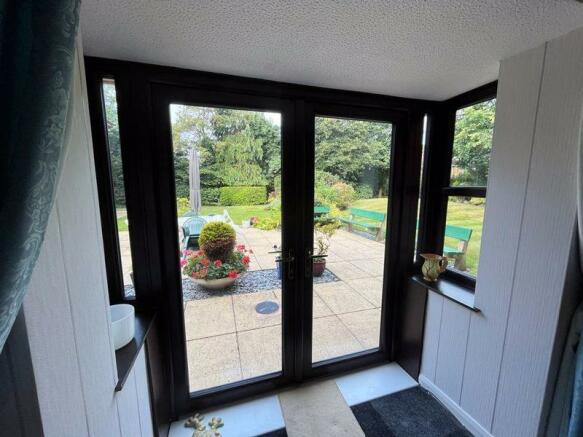 French Doors from lounge 