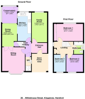 26 Whitehouse Street, Kingstone, Hereford - all fl