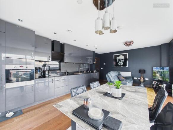 Kitchen/Living/Dining Area