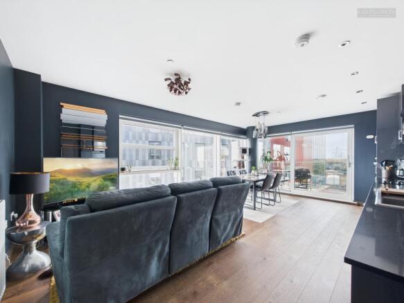 Kitchen/Living/Dining Area