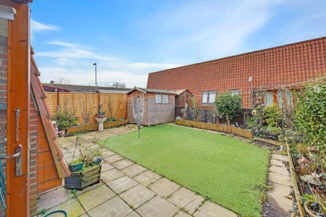 Private rear garden 