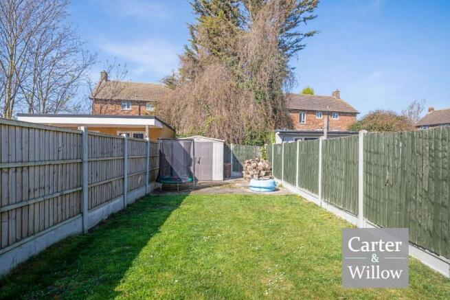 Private rear garden