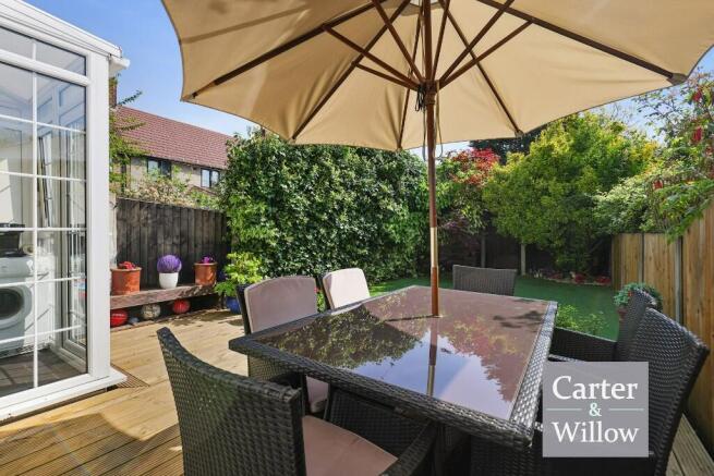 Private rear garden 