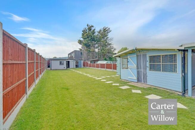 Private rear garden