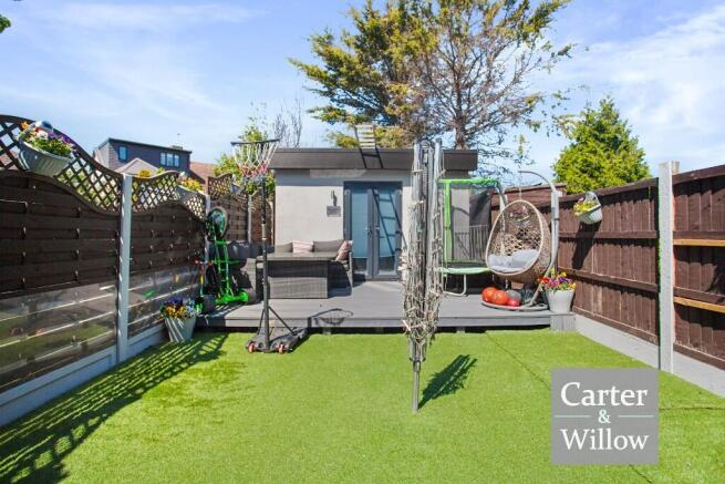 Private rear garden 
