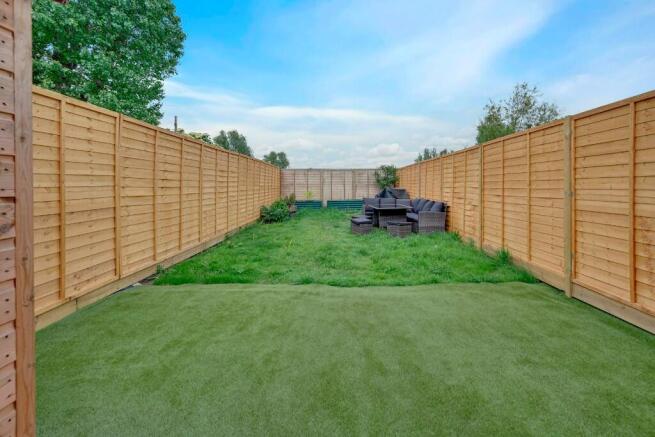 Private rear garden
