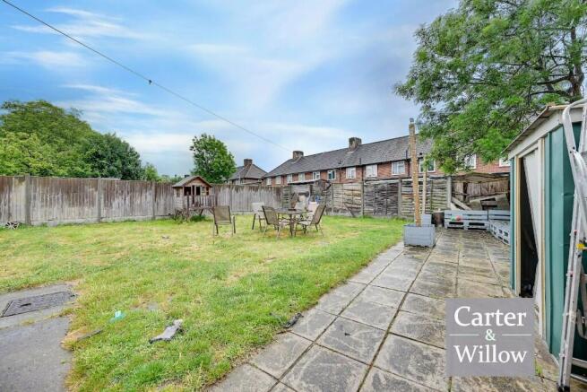 Private rear garden 
