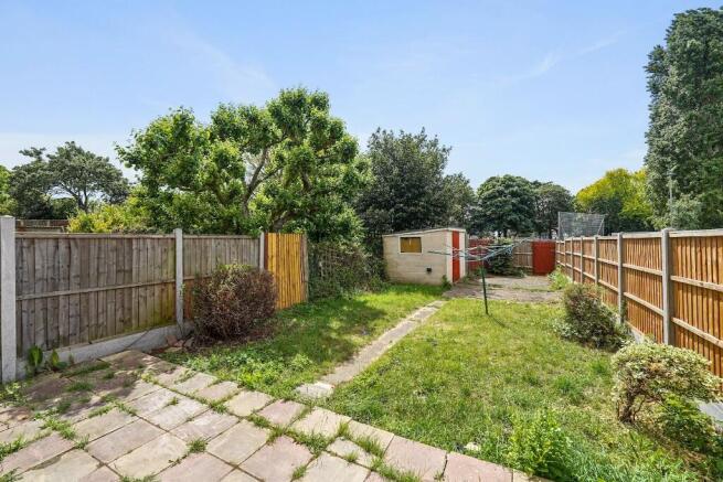 Private rear garden
