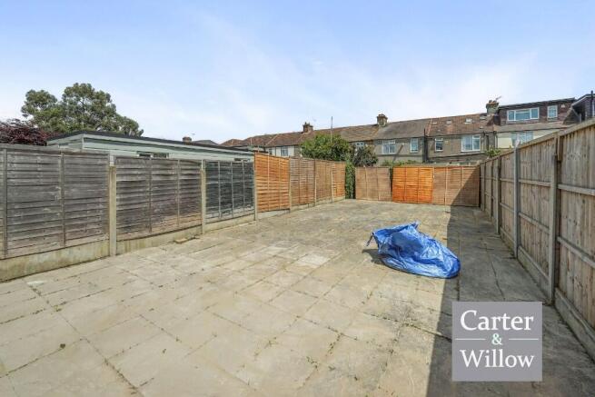 Private rear garden 