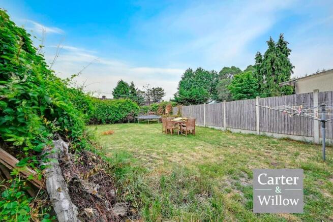 Private rear garden 