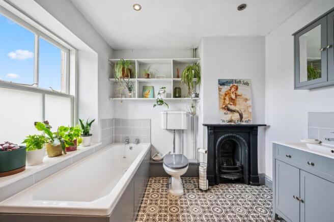 Bathroom Two - bath and fireplace.jpg