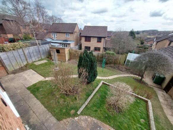 Garden view from rea