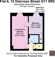 Flat 6, 15 Dalcross Street Floorplan